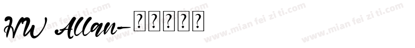 HW Allan字体转换